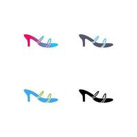 icono de vector de sandalias con estilo