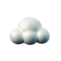 nuage 3d élément png