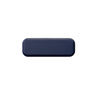 rectangle Button 3d element png