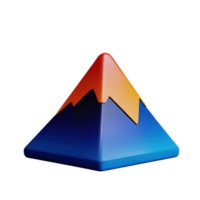 Mountain 3D Illustration png