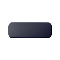 rectangle bouton 3d élément png