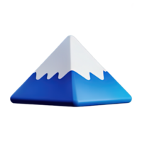 montagna 3d illustrazione png