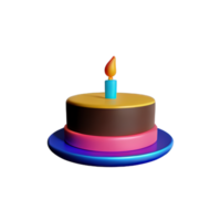 gâteau 3d élément png