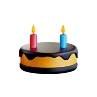 Cake 3D element png