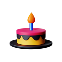 Kuchen 3d Element png