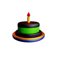 gâteau 3d élément png