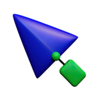 Cursor 3d element png