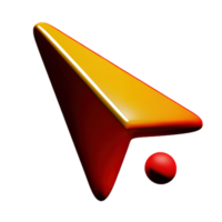 Cursor 3d element png