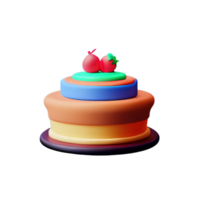 Cake 3D element png