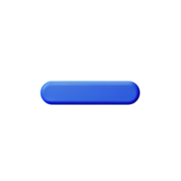 rectangle Button 3d element png