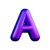 3D-letter a png