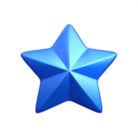 3D Floating Element Star Icon png