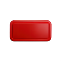 rectangle Button 3d element png