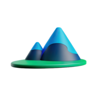 Mountain 3D Illustration png