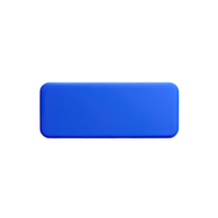 rectangle Button 3d element png