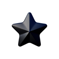 3D Floating Element Star Icon png