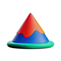 Mountain 3D Illustration png