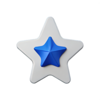 3D Floating Element Star Icon png