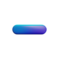 rectangle Button 3d element png