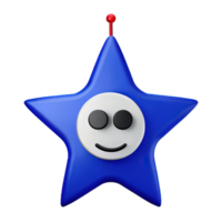 3D Floating Element Star Icon png