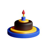 Cake 3D element png