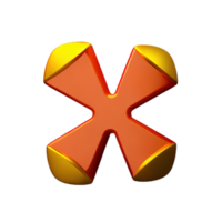 3d icon cross mark png