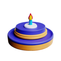 Kuchen 3d Element png