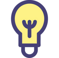 Bulb light icon png