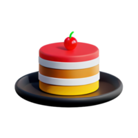 Cake 3D element png