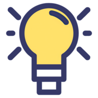 Bulb light icon png