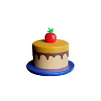 Cake 3D element png