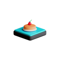 Cake 3D element png