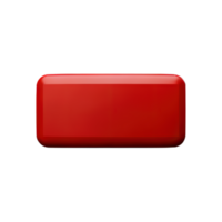 rectangle Button 3d element png