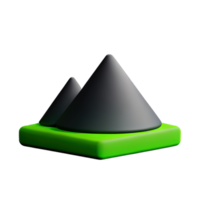 Mountain 3D Illustration png