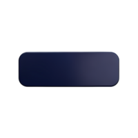 rectangle Button 3d element png