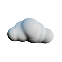 Wolke 3d Element png