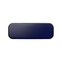 rectangle bouton 3d élément png