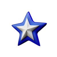 3D Floating Element Star Icon png