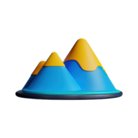 Mountain 3D Illustration png