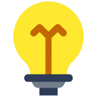 Bulb light icon png