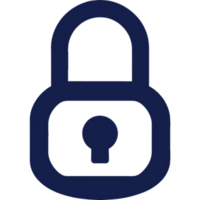 cadenas icône, sécurité logo icône png