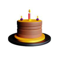 gâteau 3d élément png