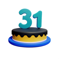 torta 3d elemento png