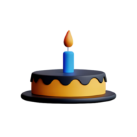 gâteau 3d élément png