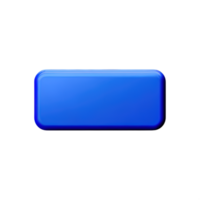 rectangle Button 3d element png