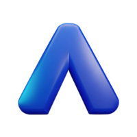 3D-letter a png