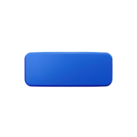 rectangle Button 3d element png