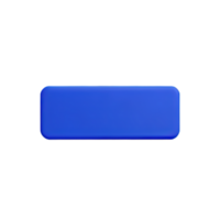 rectangle Button 3d element png