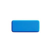 rectangle Button 3d element png