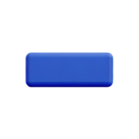 rectangle Button 3d element png